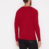 Red Herring Wine Ribbed Front Cotton Jumper thumbnail 3