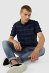 Red Herring Short Sleeve Blue Large Scale Check thumbnail 4