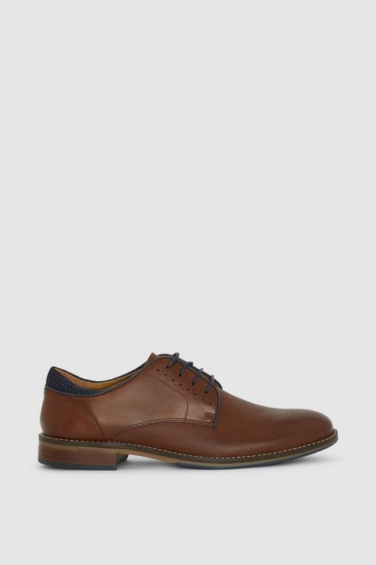 Red Herring Perforated Vamp Leather Derby 1