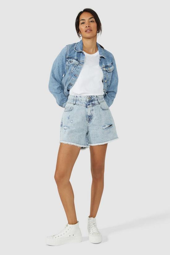 Red Herring Relaxed Fit Denim Shorts 4