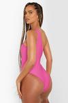 boohoo One Shoulder Cut Out Swimsuit thumbnail 2