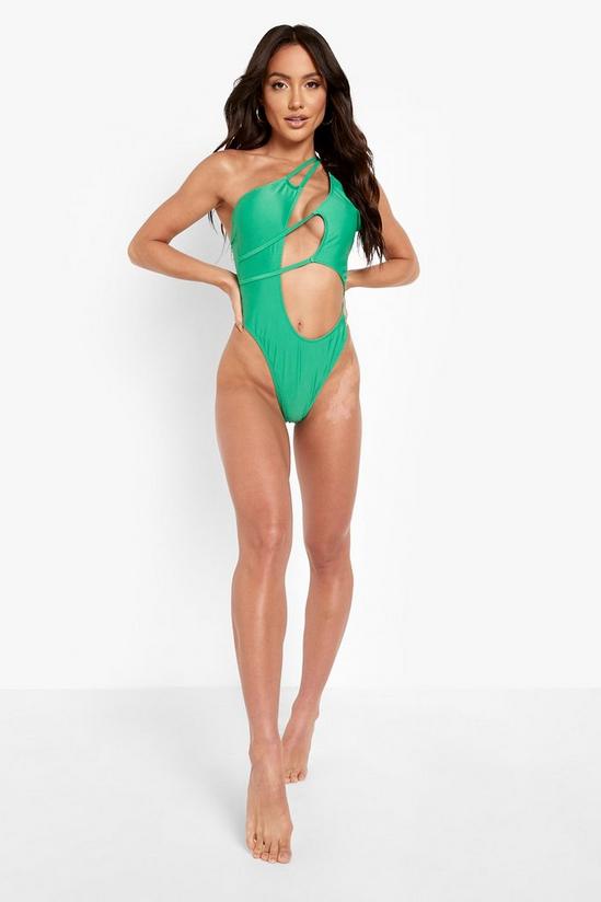 boohoo Strappy Detail Swimsuit 3