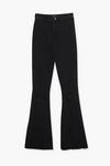 boohoo Tall High Waist Ripped Stretch Flare Jeans thumbnail 5