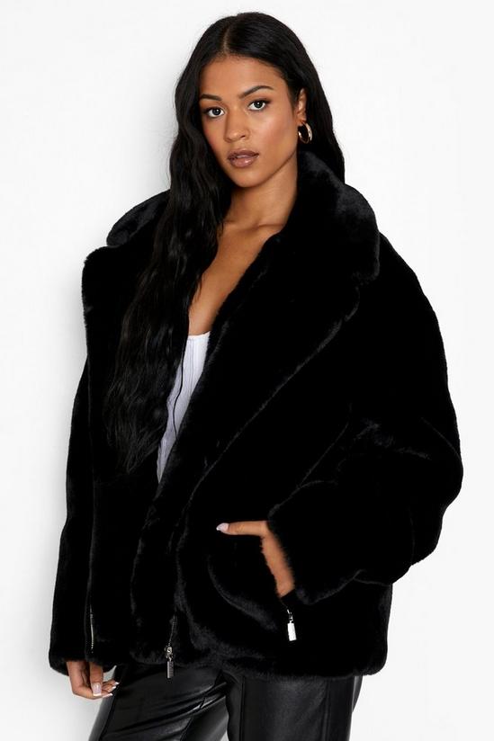 boohoo Tall Luxe Faux Fur Coat 1