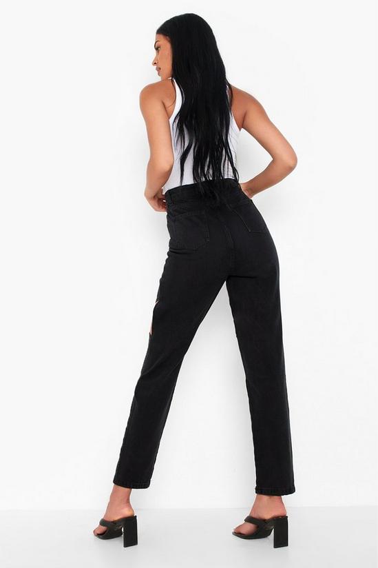 boohoo Tall O Ring Cut Out Mom Jeans 2