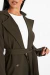 boohoo Tall Utility Button Detail Trench Coat thumbnail 4
