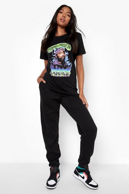 boohoo Tall Tupac Licensed T-Shirt 3