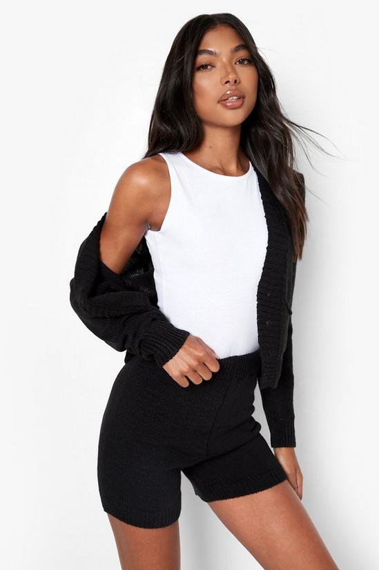 boohoo Tall Cardigan & Shorts Knitted Co-Ord 4