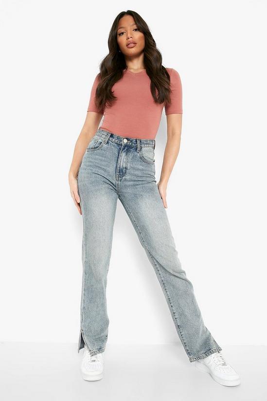 boohoo Tall Basic V-neck Fitted T-shirt 3