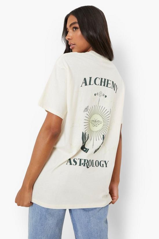 boohoo Tall Astrology Back Print T-shirt 1