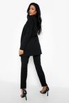 boohoo Tall Blazer And Belted Trouser Suit Set thumbnail 2
