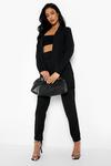 boohoo Tall Blazer And Belted Trouser Suit Set thumbnail 3