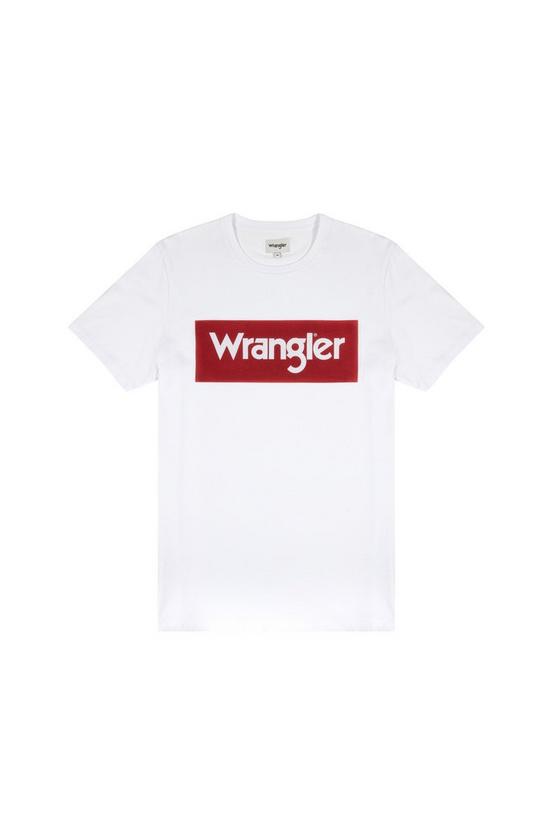 Wrangler Wr Ss Logo Tee White 5