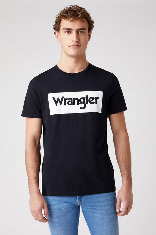 Wrangler Wr Short Sleeve Box Logo Tee 1