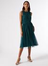 Dorothy Perkins **Showcase Green Embellished Midi Dress thumbnail 2