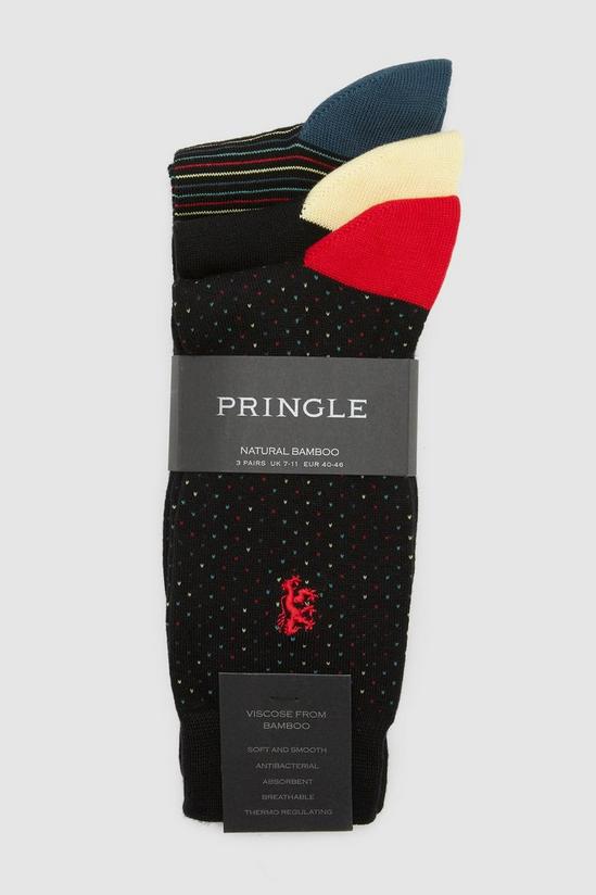 Pringle Pringle 3 Pack Fashion Dot socks 2