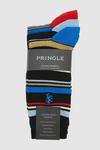 Pringle Pringle 3 Pack Fashion Strip socks thumbnail 2