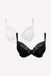 Gorgeous 2pp Lace Plunge Non Padded Bra thumbnail 1