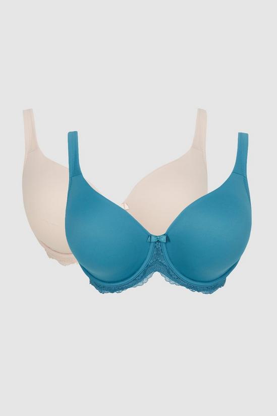 Gorgeous Dd+ 2 Pack Moulded Lace Wing T-shirt Bra 1