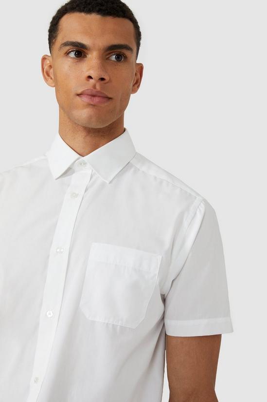Debenhams 3 Pack Short Sleeve Plain Classic Fit Shirt 3