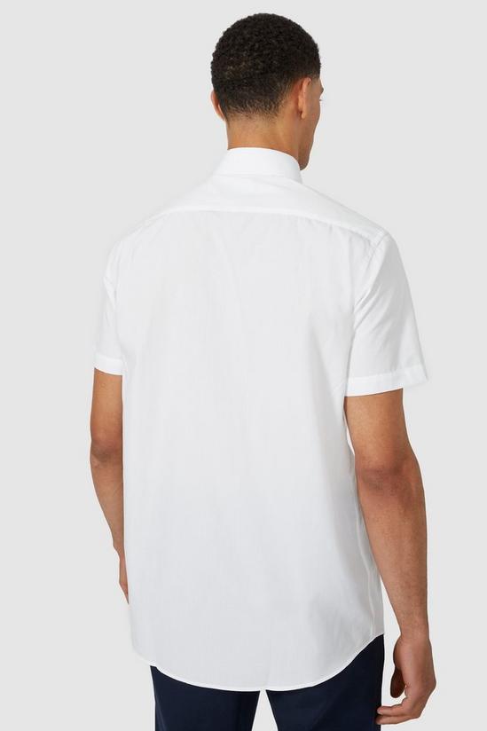 Debenhams 3 Pack Short Sleeve Plain Classic Fit Shirt 4