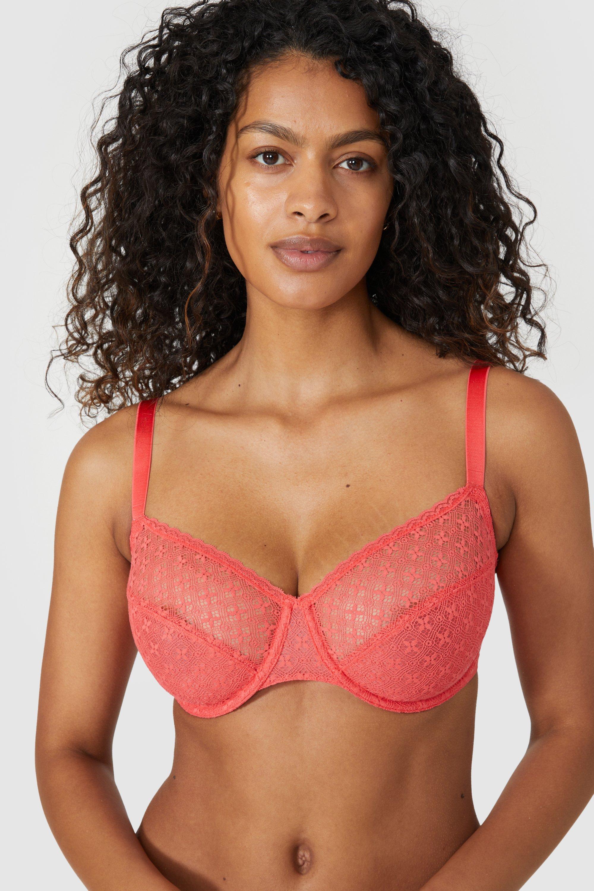 Lingerie, Dd+ 2 Pack Non Pad Texture Minimiser Bra