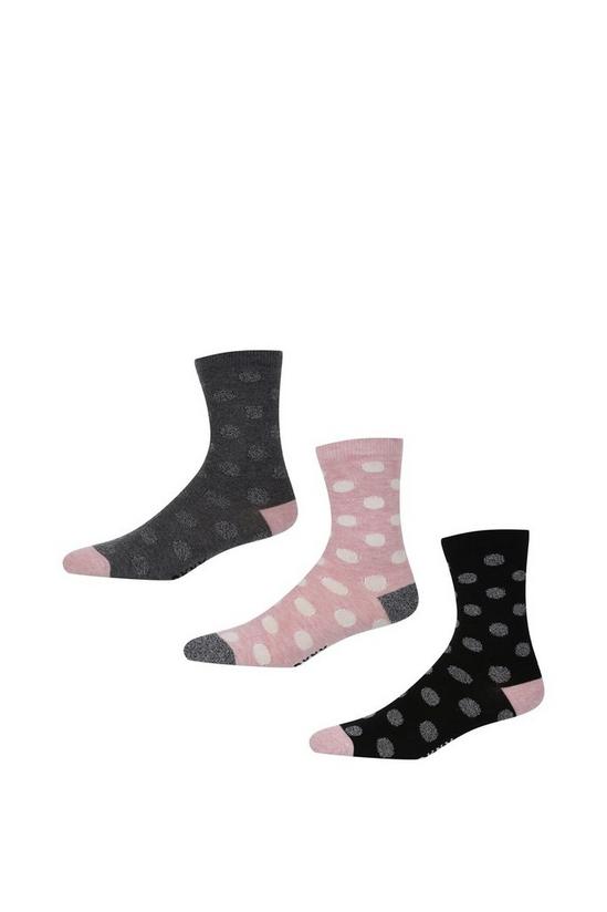 DKNY Dkny Harper 3 Pack Spot Print Socks 1