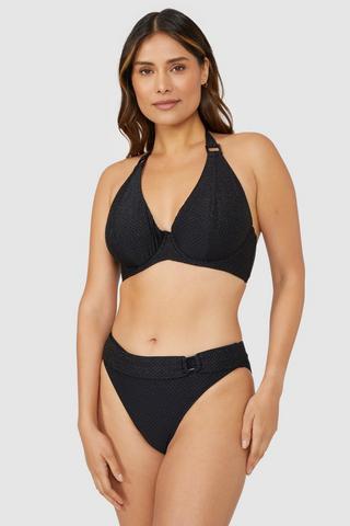 Smart Womens Black Full Busted Underwire Swimsuit Top Size 38ddd for sale  online