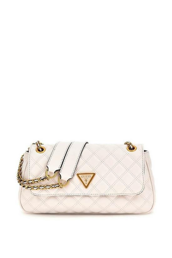 Guess Giully Convertible Crossbody Flap  Ivory 1