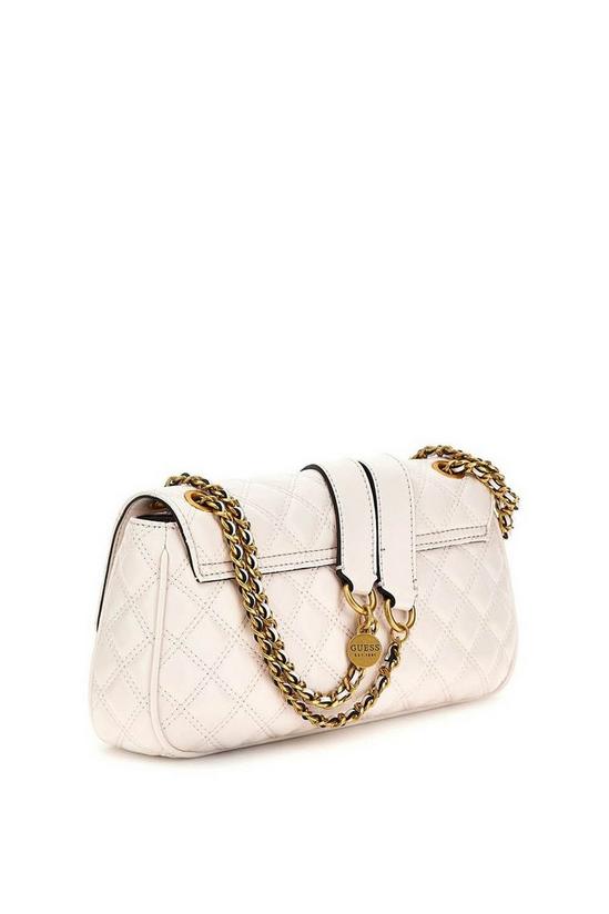Guess Giully Convertible Crossbody Flap  Ivory 2