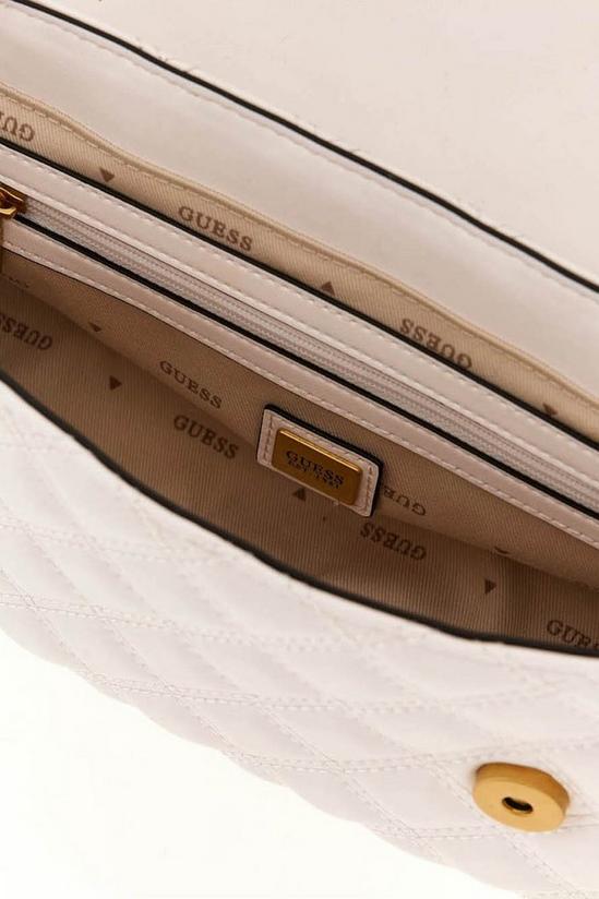 Guess Giully Convertible Crossbody Flap  Ivory 3
