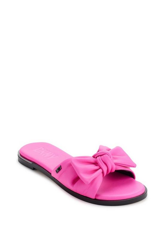 DKNY Walta Bow Flat Sandal Pink 2