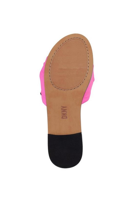 DKNY Walta Bow Flat Sandal Pink 4