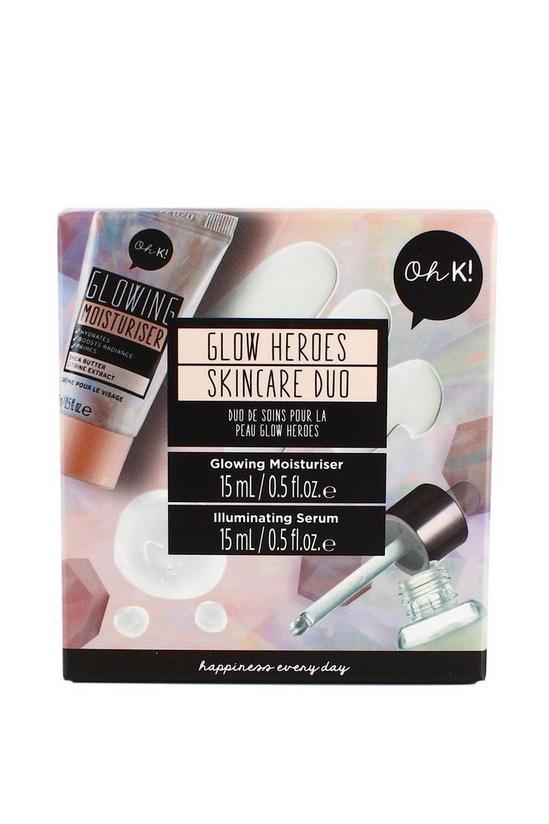 Oh K! Glow Heros Skincare Duo - Moisturiser & Serum Gift Set 1