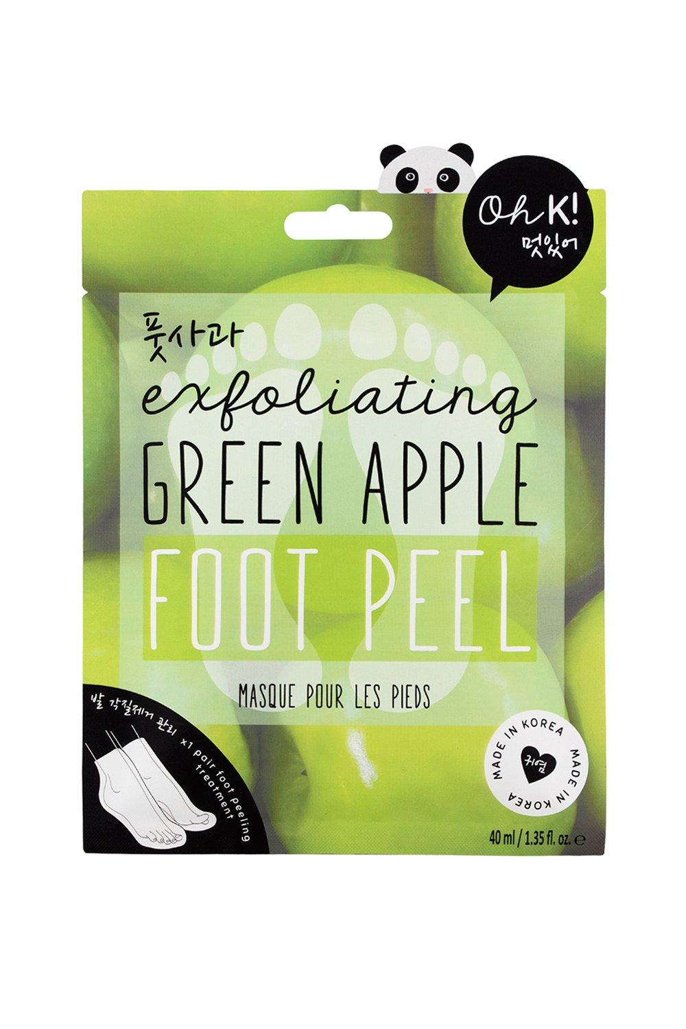 exfoliating green apple foot peel