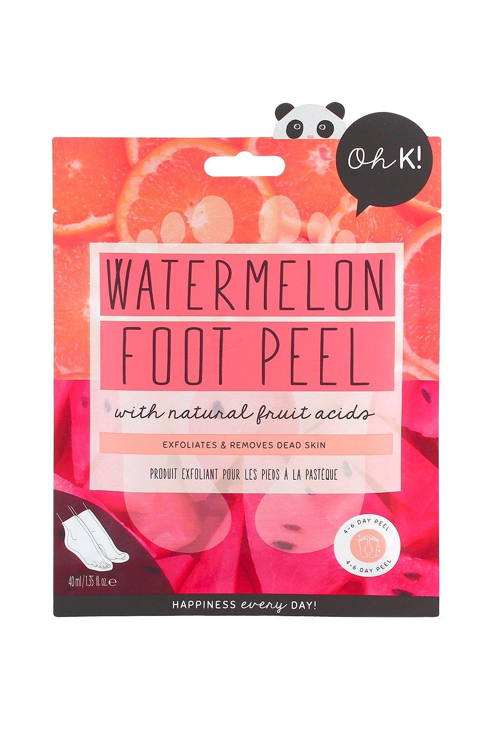 exfoliating watermelon & citrus foot peel
