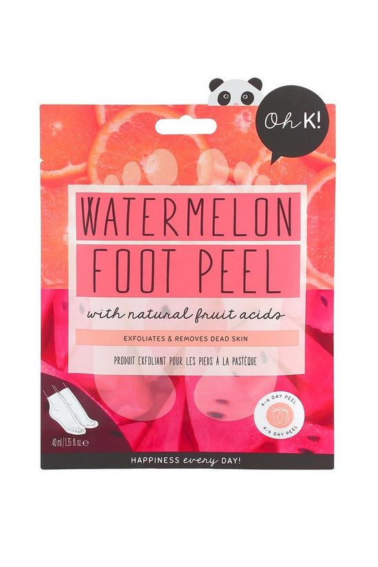 Oh K! Exfoliating Watermelon & Citrus Foot Peel 1