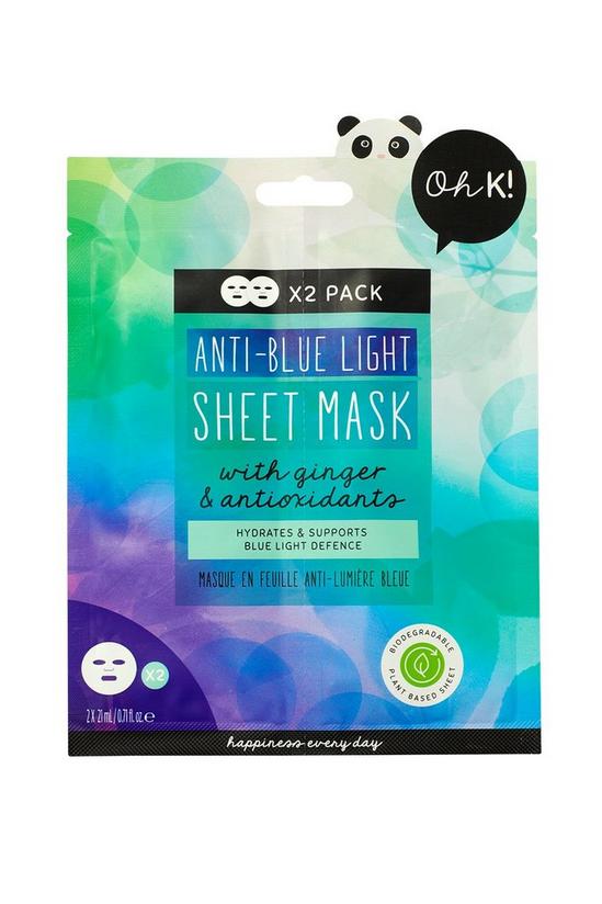 Oh K! Anti-Blue Light Sheet Mask Duo With Ginger & Antioxidants 1