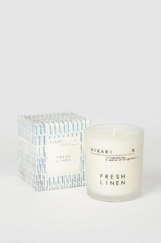 Hikari Fresh Linen Candle 1