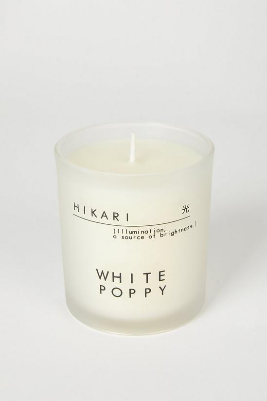 Hikari White Poppy Candle 4