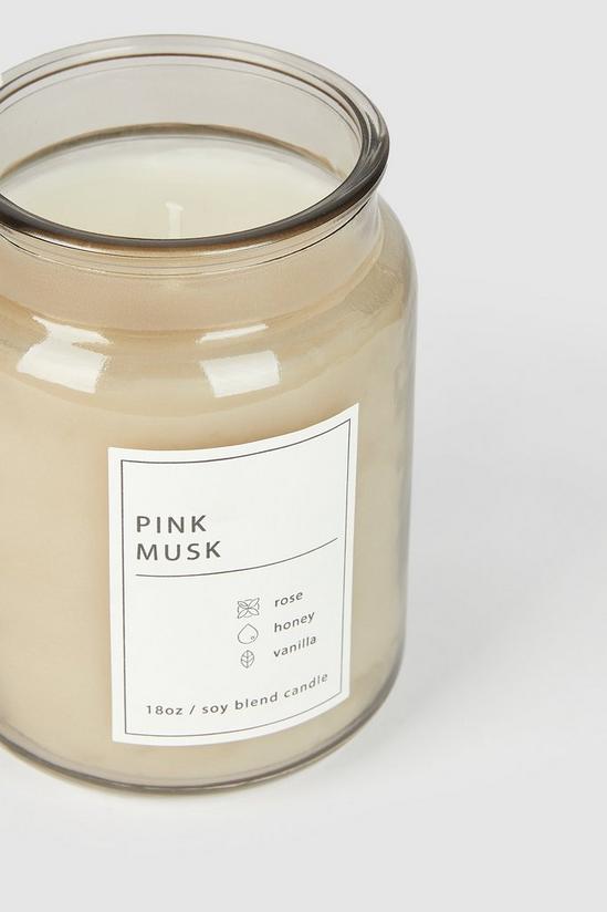 Debenhams Pink Musk Candle Jar 3