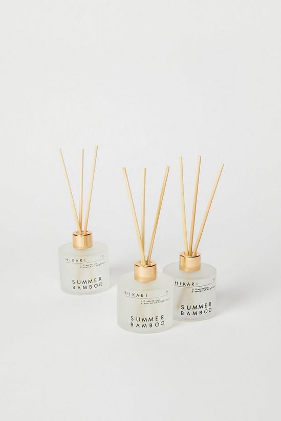 Hikari Summer Bamboo Set Of 3 Diffusers 3