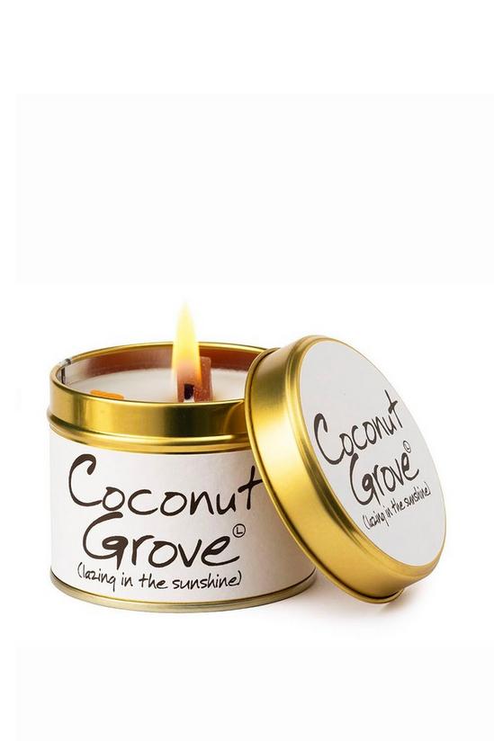 Lily Flame Coconut Grove Tin Candle 1