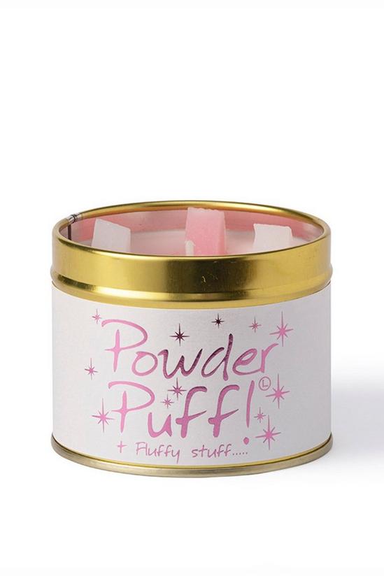 Lily Flame Powder Puff  Tin Candle 2