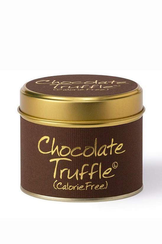 Lily Flame Chocolate Truffle Tin Candle 3