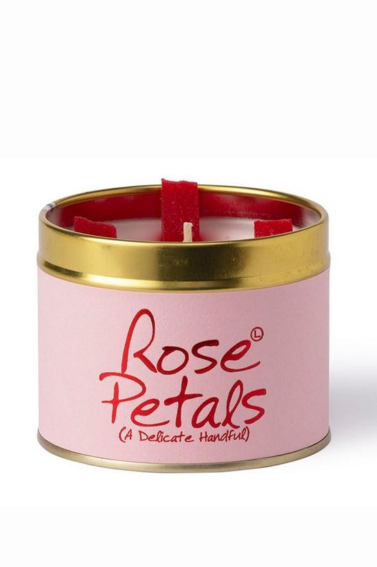 Lily Flame Rose Petals Tin Candle 2