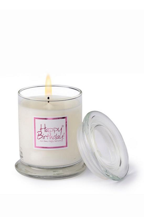 Lily Flame Happy Birthday Jar Candle 1