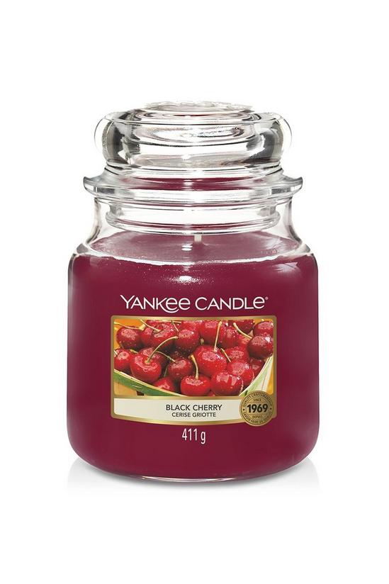 Yankee Candle Black Cherry Medium Candle Jar 1