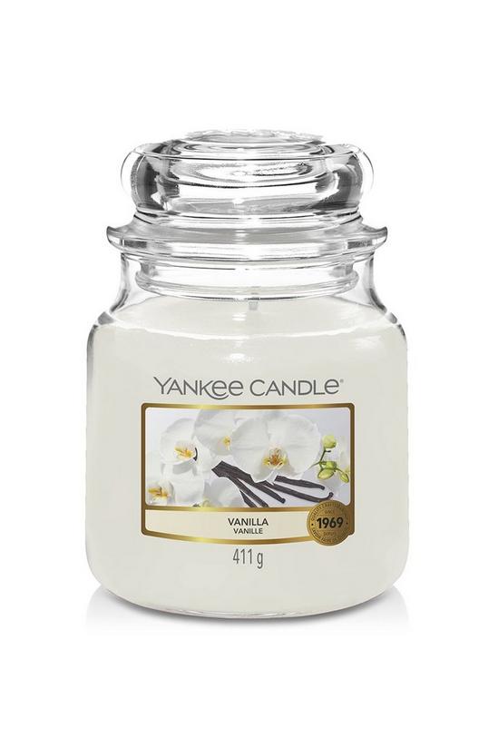 Yankee Candle Vanilla Medium Candle Jar 1
