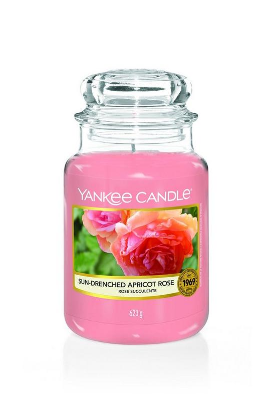 Yankee Candle Sun-Drenched Apricot Rose Large Candle Jar 1